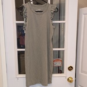 Universal Thread Gray Ruffle Sleeve Mini Dress